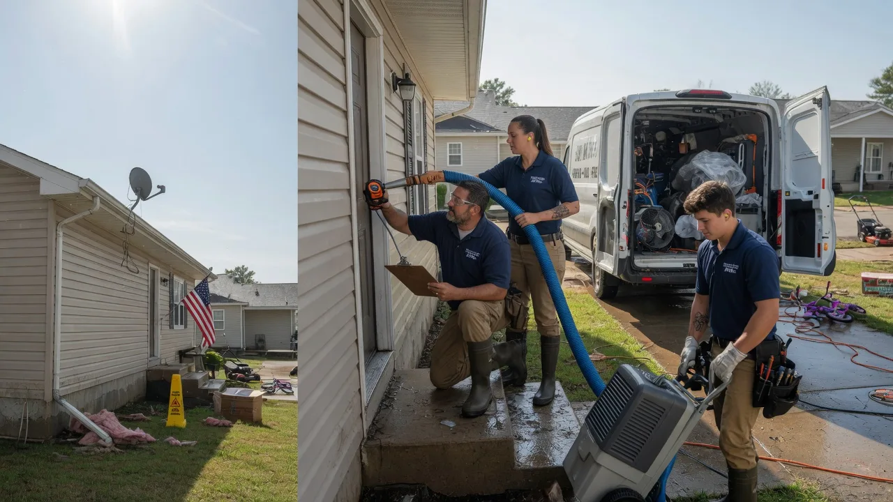 Ceiling Water Damage Restoration in Fairfield, ID near me